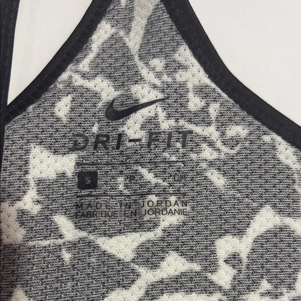 Nike Black and White Camisole Top